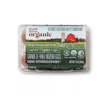 Organic Cage-Free Grade A Large Brown Eggs