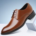 Genuine Leather Shoes-1: Brown