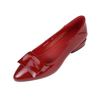 Genuine Leather Party Pump Shoes for Girls