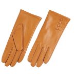 Leather Gloves & Mittens-1: Brown