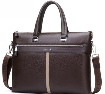 Slim Executive Leather Bag for Men