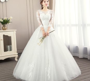 White Lace Gown for Women
